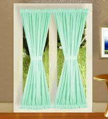 french door curtains