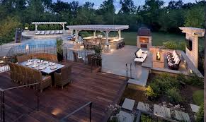 Welcome to perello patio we are your outdoor kitchens and pergola contractor. Patio Outdoor Kitchen Pergola Ipe Deck Northbrook Il Northbrook Decks Pergolas Stone Paver Patios