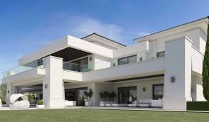 Luxurious 9 Bedroom Spanish Home With Indoor Outdoor Pools Modern House Design Architecture House Dream House Exterior