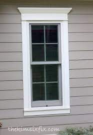 The Kim Six Fix How To Use Trim To Update Exterior Doors And Windows Window Trim Exterior House Exterior Exterior Remodel