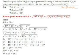 Matematika jitu december 01, 2018 pembahasan soal 0 comments. Soal Dan Pembahasan Persamaan Lingkaran 4 5 Istana Mengajar