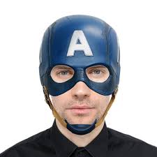 Captaina Mask Super Hero Endgame Civil War Helmet Cosplay Halloween