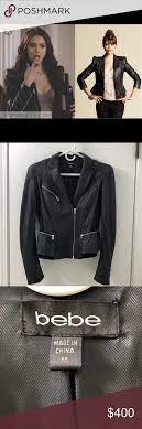 Bebe Leather Peplum Jacket Tvd Katherine Pierce Leather Peplum Peplum Jacket Katherine Pierce Outfits