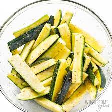 Preheat oven, prepare baking sheet: How To Roast Zucchini Oven Roasted Zucchini Recipe Wholesome Yum