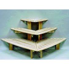 Tiered Triangular Table Retail Display Shabby Chic Shops Shop Fittings