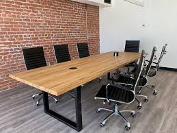 Solid Wood Conference Table Dining Table Etsy In 2020 Wood Conference Table Dining Table In Kitchen Natural Wood Table