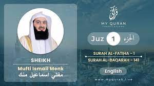 Click to play the pronunciation audio Juz 1 Juz A Day With English Translation Surah Fatiha And Baqarah Mufti Menk Youtube