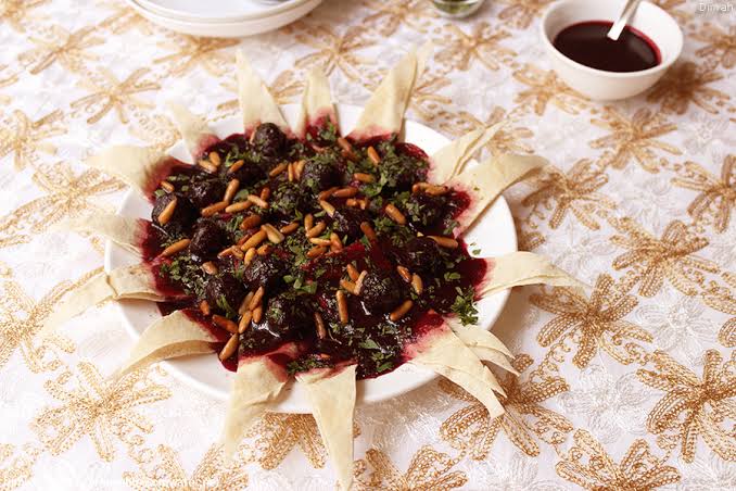 Meat with Cherries