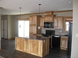 kitchen hickory cabinets little