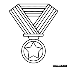 In addition to the service uniforms worn for ordinary duty and dress purposes there were a variety of fatigue and combat uniforms. Award Medal Coloring Page