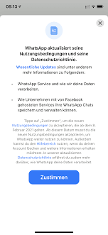 Mai nutzende, die nicht zustimmen, können dann. Neue Agbs Bei Whatsapp Ab Dem 08 Februar 2021