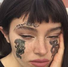 Riiteyaeѕt Hapsdag Girl Face Tattoo Portrait Tattoo Tattoos
