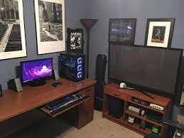 My Bullshitstation Game Room Design Gaming Room Setup Small Office Furniture