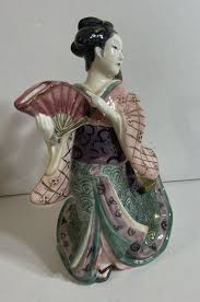 VTG Fitz and Floyd Oriental Asian Lady Pitcher 1996 New 11” Tea Water | eBay