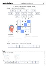 J'aime bien cette collection, que je trouve bourrée de qualités (progression douce, mise en page attrayante. Les Nombres Croises Exercices En Ce2 Grandir Avec Nathan