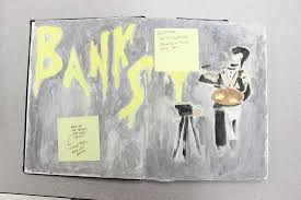 New artwork from anonymous street artist, banksy, depicting a boy playing with a nurse superhero doll has been unveiled at a british hospital. Sketchbook Clare Carter