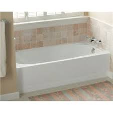 Deep bathtubs home depot cast iron what floor mount filler purist freestanding bathtubs you and lumbar support too. Sterling Part 71041120 0 Sterling Performa 5 Ft Right Drain Rectangular Alcove Bathtub In White Bathtubs Home Depot Pro