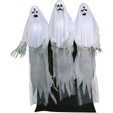 Learn 24 ways to decorate your home for halloween. Haunting Ghost Trio Animated Halloween Decoration Walmart Com Walmart Com