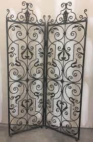 Cast iron is ferrous alloy having more than 2% carbon in it. Lovely Hand Forged Wrought Iron Filigree Screen Room Divider For Sale At 1stdibs