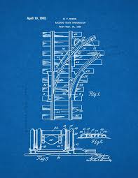 pin by frame a patent on train patent prints patent prints railroad tracks railroad