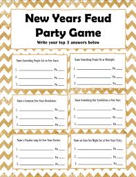 Play family feud just like the show! New Year S Family Feud Game Free Printable Sheets With Answer Key