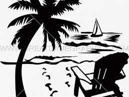 Palm trees sticker beach ocean car window decal laptop | ebay. Beach Coconut Tree Png Palm Tree Clipart Beach Scene Png Download 1873042 Png Images On Pngarea