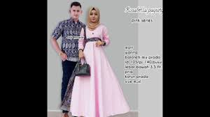 Dress Baju Batik Couple Gamis Modern Terbaru Untuk Kondangan Remaja Gaun Gaun Formal Model Pakaian