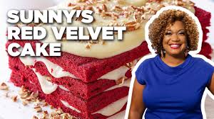This red velvet cake, scented with chocolate and musky vanilla, can be tinted with beet juice or food coloring, Sunny Anderson S Grandma S Red Velvet Cake Cooking For Real Food Network Youtube