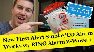 You're going to want to get a flat head screwdriver and pry open the clip on the inside to get to the inner part of the alarm. First Alert Smoke Carbon Monoxide Smart Alarm 2nd Gen Z Wave Plus Works With Ring Alarm Youtube