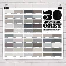Fifty Shades Of Grey Pantone Chart Shades Of Grey Shades