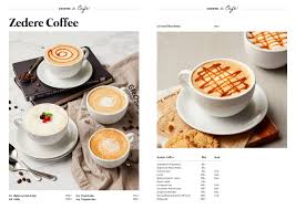 Zedere De Cafe Menu On Behance Menu Design Cafe Menu Food