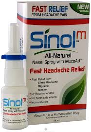 All Natural Headache Relief Nasal Spray By Sinol