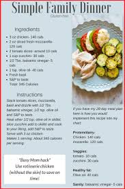 Family dinner ideas what can i feed my family for dinner? this is a question asked by busy parents on an almost daily basis. Simple Family Dinner Recipe Fitness Carli Easy Family Dinners Family Dinner Recipes Healthy Dinner Recipes