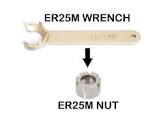 ER25M Collet Nut M30 X 1.0 Pitch