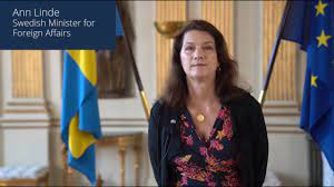 Margot elisabeth wallström (swedish pronunciation: Statement From The Foreign Minister Of Sweden Ann Linde For The Bcsc 2020 Youtube