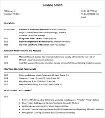 A great teacher resume objective emphasizes what you bring to a school. Free 8 Teacher Resume Templates In Pdf Ms Word