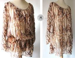 Un choix unique de tunique voile femme disponible dans notre magasin. Tunique Luxe Fluide Voile Imprime Avec Rubans En Reliefs Grande Taille Femme 42 Au 50 Maryse Richardson Creations Paris