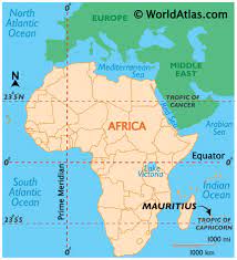 Map showing the location of mauritius on the globe. Mauritius Maps Facts World Atlas