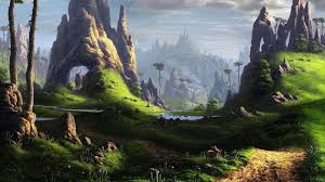 Fantasy Landscape Wallpapers Top Free Fantasy Landscape Backgrounds Wallpaperaccess Fifteen blue backgrounds with landscapes and objects. fantasy landscape wallpapers top free