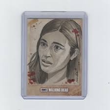 Horror The Walking Dead Sketch Collectable Trading Cards for sale