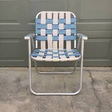 Vintage Mid Century Aluminum Folding Lawn Chair Webbed In 2020 Lawn Chairs Outdoor Chairs Outdoor Furniture