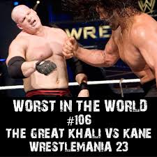 Two of wwe's most terrifying superstars battle as the devil's favorite demon faces the boogeyman.get your 1st month of wwe network for free: Worst In The World Kane Vs The Great Khali The Trilogy Of Terror
