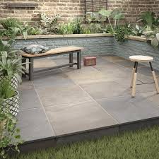 Newby Grey Multi 600x600mm In 2020 Outdoor Porcelain Tile Outdoor Tile Patio Patio Tiles