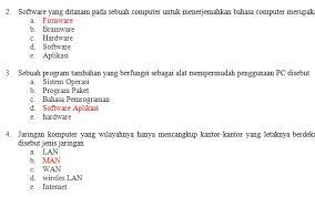 Soal uas tkj kelas 11. Soal Adsisjar Administrasi Sistem Jaringan Kelas Xi Semester Genap Pat Genap Uas Genap Smk Tkj Tahun 2019 2020