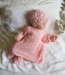 Hand Knit Baby Set Knitted Baby Clothes Knitted Baby Girl Etsy