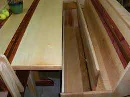 Cut 2×4's (to desired length for bench minus 1.5 inches) and attach to wall for upper and lower frame work with proper screws to studs. Meta Name P Domain Verify Content 46202d8256a85b4ad26c39a48e8e535f Breakfast Nook Dining Table And Storage Bench Seating Hardwood Dining Thestocktonmill