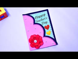 Homemade card ideas with free printable templates! Teachers Day Card New Design 2020