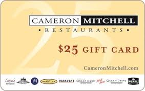 You should be ready to. Cameron Mitchell Restaurants At Gift Card Gallery By Giant Eagle