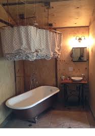 Shower Curtain Rods For Clawfoot Tubs Best Shower Curtain Ideas Rustic Shower Curtains Shabby Chic Bathroom Clawfoot Tub Shower