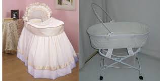 Checkout Our Sensation Bassinet Makes A Regal Resting Spot For Your Precious Newborn A Crushed Ivory Skirt Extends From A Wide Wai Bassinet Ivory Skirt Design